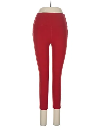 Pre-owned Zyia Active Active Pants In Red