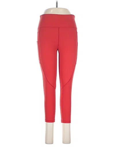 Pre-owned Zyia Active Active Pants In Red