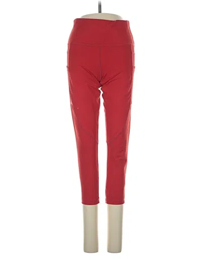 Pre-owned Zyia Active Active Pants In Red