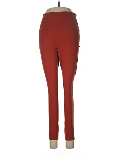 Pre-owned Zyia Active Active Pants In Red