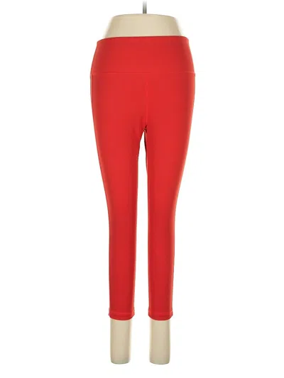 Pre-owned Zyia Active Active Pants In Red