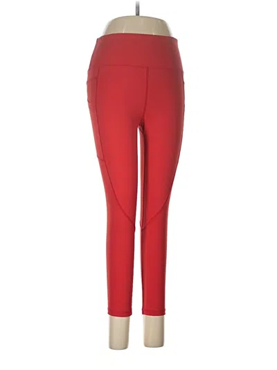 Pre-owned Zyia Active Active Pants In Red