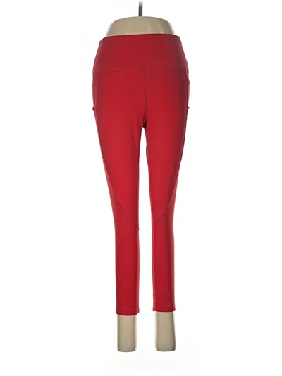 Pre-owned Zyia Active Active Pants In Red