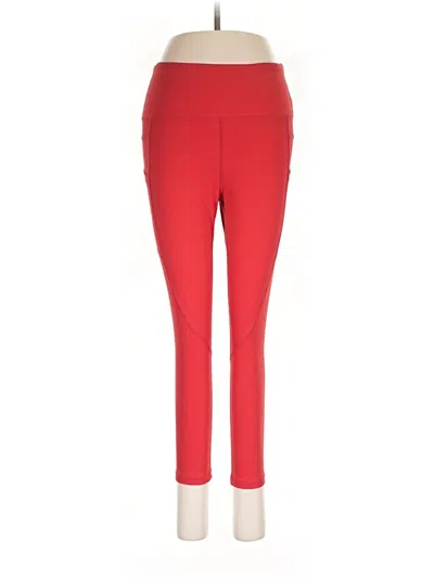 Pre-owned Zyia Active Active Pants In Red