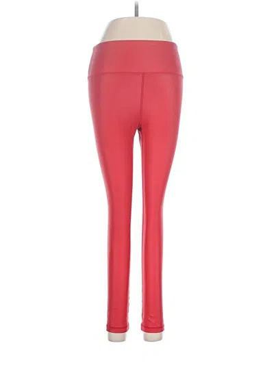 Pre-owned Zyia Active Active Pants In Red