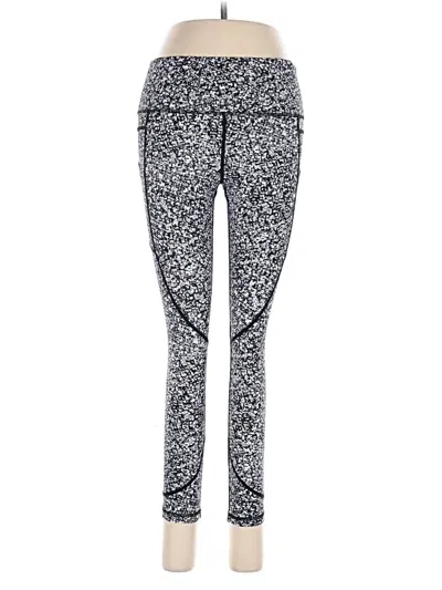 Pre-owned Zyia Active Active Pants In Silver