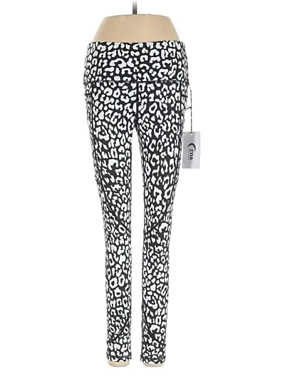 Pre-owned Zyia Active Active Pants In Silver