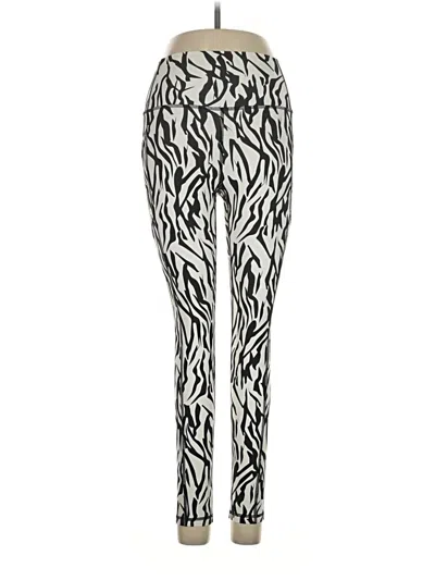 Pre-owned Zyia Active Active Pants In Silver