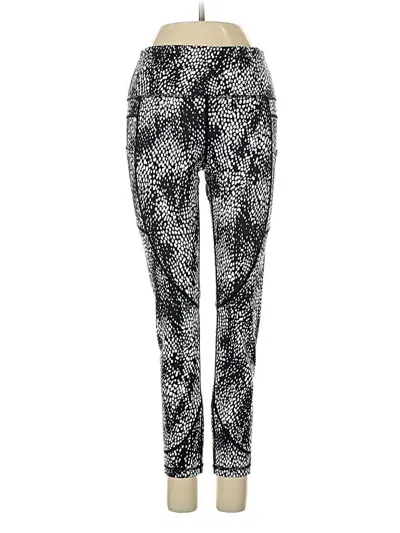 Pre-owned Zyia Active Active Pants In Silver