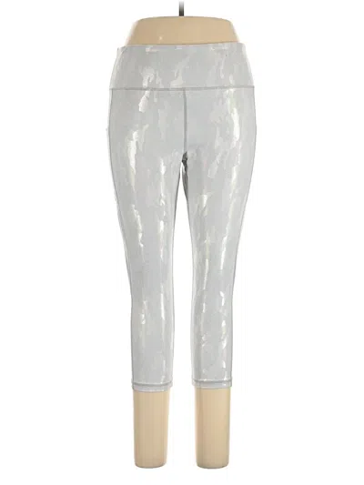 Pre-owned Zyia Active Active Pants In Silver