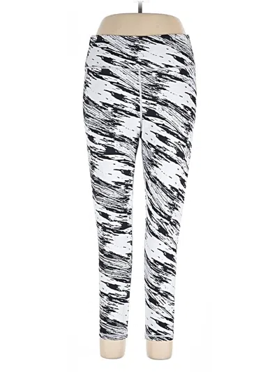 Pre-owned Zyia Active Active Pants In Silver