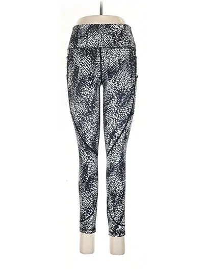 Pre-owned Zyia Active Active Pants In Silver