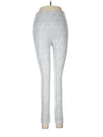 Pre-owned Zyia Active Active Pants In Silver