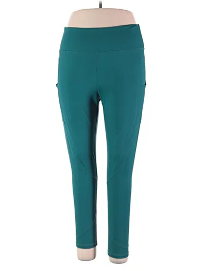 Pre-owned Zyia Active Active Pants In Teal