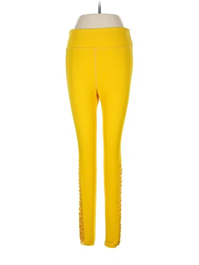 Pre-owned Zyia Active Active Pants In Yellow