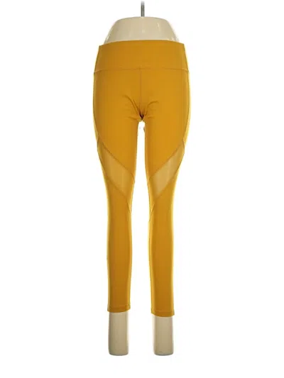 Pre-owned Zyia Active Active Pants In Yellow