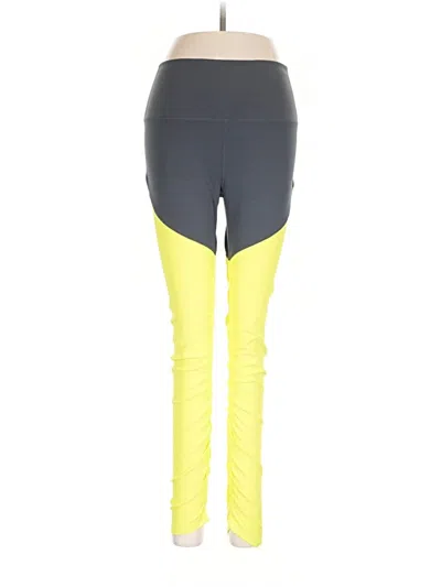 Pre-owned Zyia Active Active Pants In Yellow