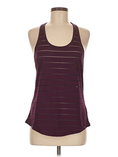 Pre-owned Zyia Active Active Tank Top In Burgundy