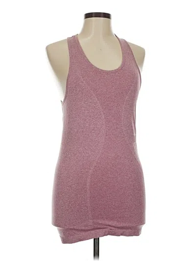 Pre-owned Zyia Active Active Tank Top In Burgundy