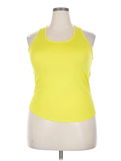 Pre-owned Zyia Active Active Tank Top In Yellow