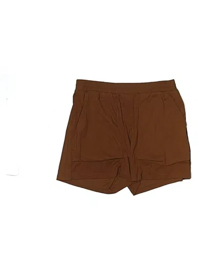 Pre-owned Zyia Active Athletic Shorts In Brown