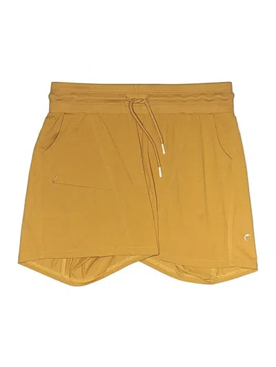 Pre-owned Zyia Active Athletic Shorts In Gold