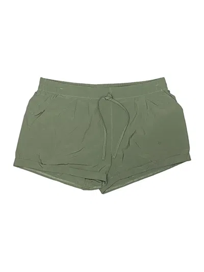Pre-owned Zyia Active Athletic Shorts In Green