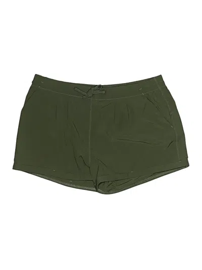 Pre-owned Zyia Active Athletic Shorts In Green