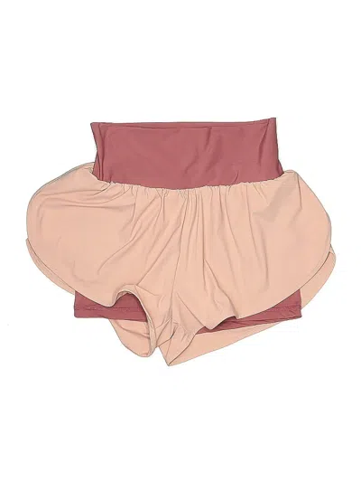 Pre-owned Zyia Active Athletic Shorts In Pink