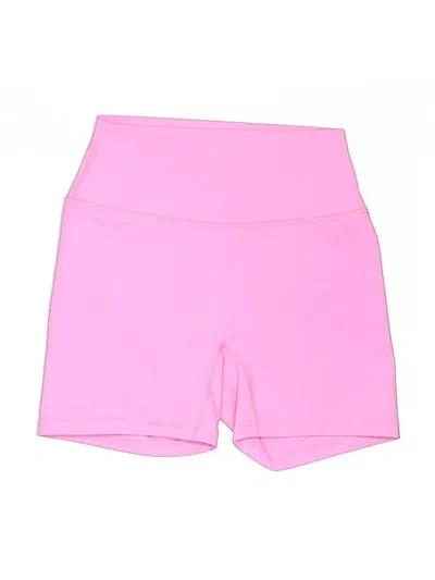 Pre-owned Zyia Active Athletic Shorts In Pink