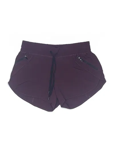 Pre-owned Zyia Active Athletic Shorts In Purple