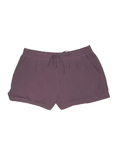 Pre-owned Zyia Active Athletic Shorts In Purple