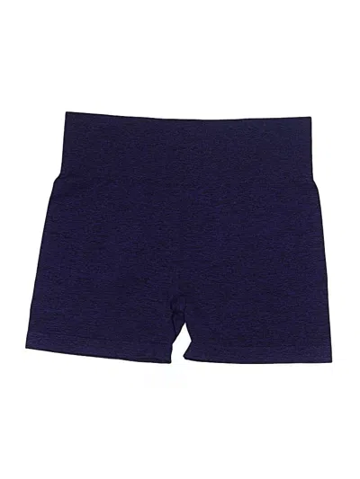 Pre-owned Zyia Active Athletic Shorts In Purple