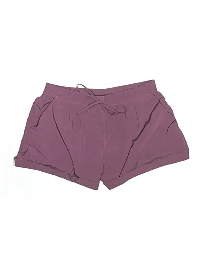 Pre-owned Zyia Active Athletic Shorts In Purple