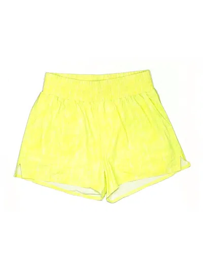 Pre-owned Zyia Active Athletic Shorts In Yellow