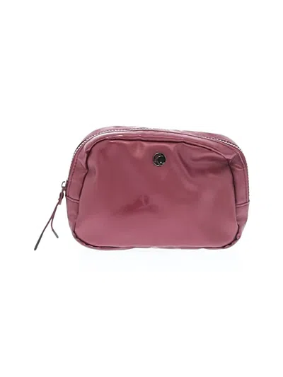 Pre-owned Zyia Active Belt Bag In Burgundy