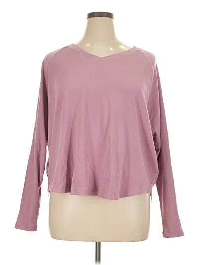 Zyia Active Cardigan Sweater In Pink