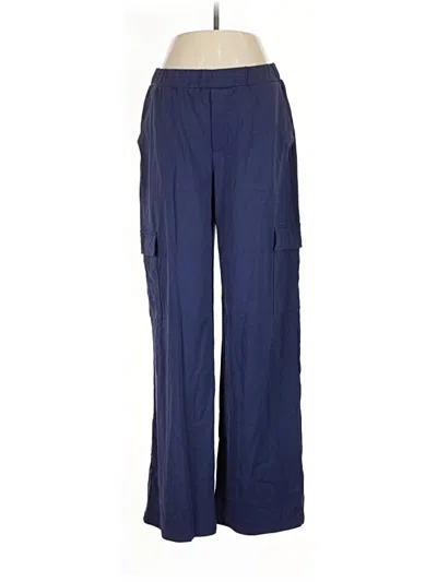 Pre-owned Zyia Active Cargo Pants In Blue