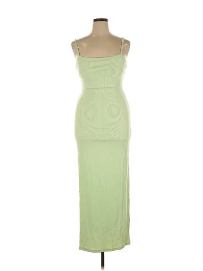 Pre-owned Zyia Active Casual Dress In Green