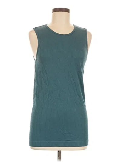 Pre-owned Zyia Active Casual Dress In Teal