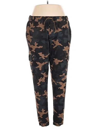 Pre-owned Zyia Active Casual Pants In Black