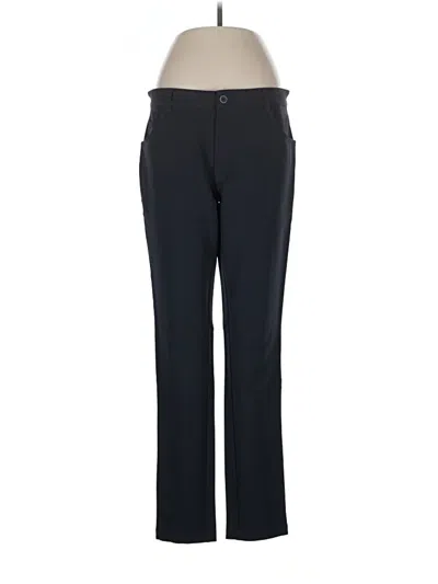 Pre-owned Zyia Active Casual Pants In Black