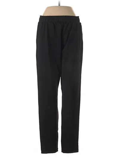 Pre-owned Zyia Active Casual Pants In Black