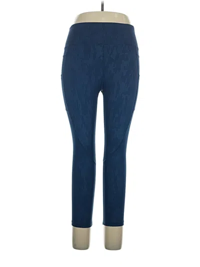 Pre-owned Zyia Active Casual Pants In Blue