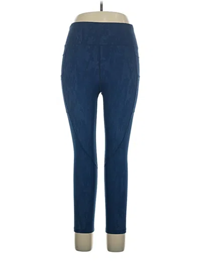 Pre-owned Zyia Active Casual Pants In Blue