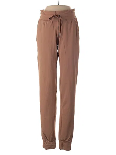 Pre-owned Zyia Active Casual Pants In Brown