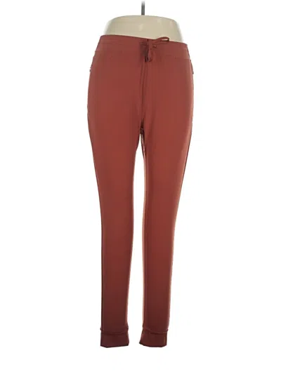 Pre-owned Zyia Active Casual Pants In Brown