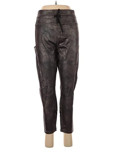 Pre-owned Zyia Active Casual Pants In Brown