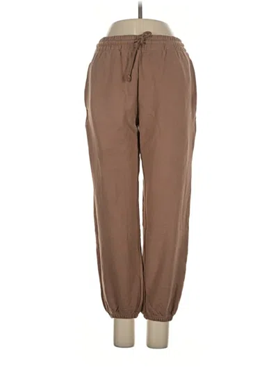 Pre-owned Zyia Active Casual Pants In Brown