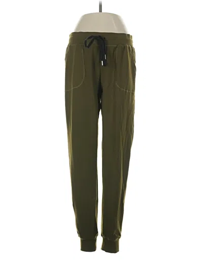 Pre-owned Zyia Active Casual Pants In Green
